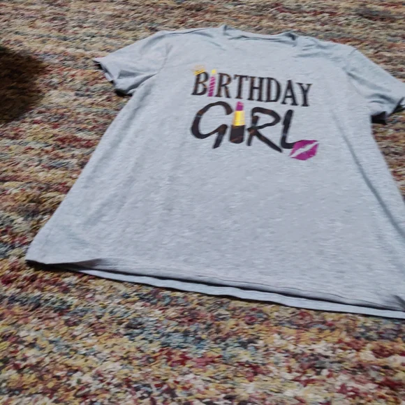 Gray Birthday Girl T-Shirt - Picture 3 of 3